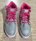 Heelys The Simpsons Gray And Pink Canvas. Size 12. Lace Up High Top  Shoes