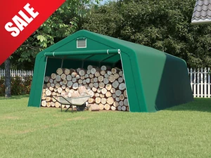 3,3 x4,7m Zeltgarage Lagerzelt Weide Auto Zelt Unterstand Heu Weidezelt TOP - Bild 1 von 12