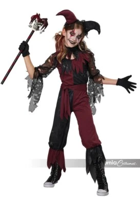 Disfraces California Psycho Bufón Miedo Niños Halloween Disfraz 3020-027 Foto 1 de 4