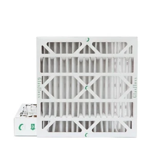 20x20x4 MERV 13 Pleated Air Filters by Glasfloss.  2 Pack (Actual Depth: 3-3/4") - Picture 1 of 5