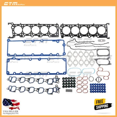 Fits 03-13 Ford E350 E450 F250 F350 Super Duty 6.8L 20V SOHC Head Gasket Set Foto 1 de 4