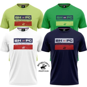 T Shirt uomo manica corta stampata POLO CLUB BEVERLY HILLS S M L XL XXL 3XL
