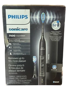 Philips ExpertClean 7500 Rechargeable Electric Toothbrush, Open Box, Tested - Picture 1 of 4