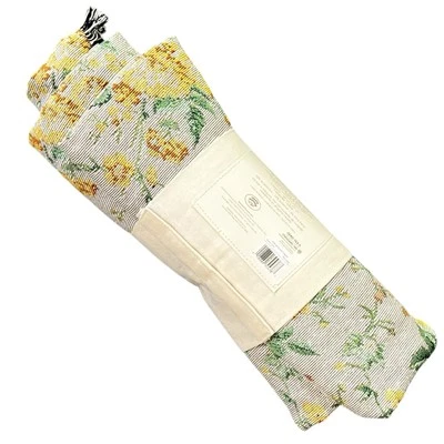 New Laura Ashley RUBY Jacquard Woven Tapestry Throw 50"x70" - Image 1 of 4