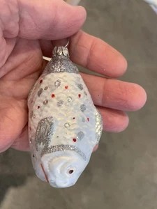 Decorazione natalizia pesce tedesco vetro soffiato così carino - Foto 1 di 7