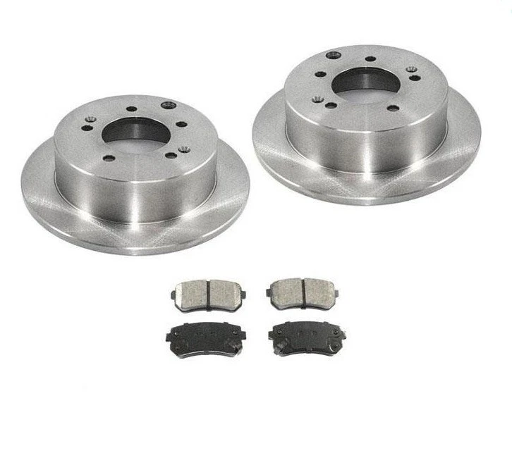 Rotores de freno trasero y pastillas traseras de cerámica para KIA Forte5 kit de 3 piezas 2012-2013 Foto 1 de 4
