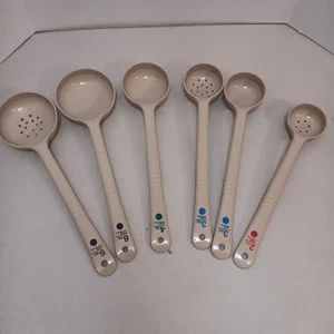 Carlisle Portion Control Serving Spoons, Measuring Set Of 6 - Picture 1 of 7