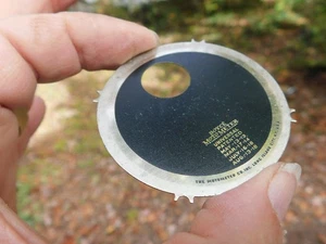 2 1/4" 1918 Motometer Radiator Cap Temp Insert Brass - Picture 1 of 3