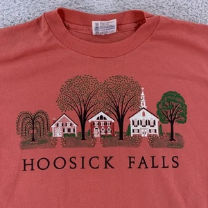 Vintage Hoosick Falls New York Shirt Mens XS/Small Village Tree Tee 90s USA - Picture 1 of 7