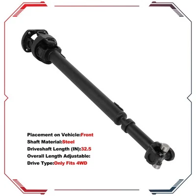 Eje de transmisión 938-192 para Chevy K10 K20 V10 GMC K1500 K2500 65-9339 4x4 Foto 1 de 4