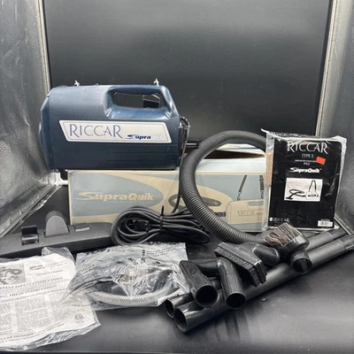 Riccar RSQ1 SupraQuik портативный ручной канистровый пылесос и насадки сумки ремень - Изображение 1 из 4