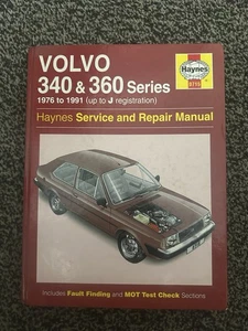 VOLVO 340 360 76 TO 91 HAYNES WORKSHOP MANUAL - Picture 1 of 1