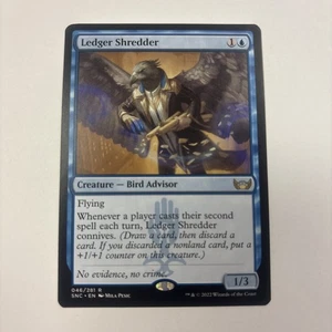 Ledger Shredder Streets of New Capenna MTG NM 46 / 281 inglese regolare connive - Foto 1 di 10