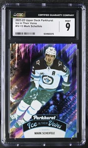 2021-22 Upper Deck Parkhurst Mark Scheifele #IV-13 Ice in Their Veins CGC 9 - Picture 1 of 2