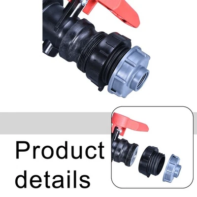 Adaptateur de réservoir IBC adaptateur de réservoir de jardin utilisation de j - Photo 1/4