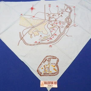 Pfadfinderlager Coffman Col. Drake Rat Halstuch mit Karte 259C1 - Bild 1 von 6