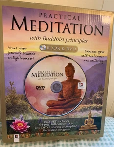 Practical MEDITATION with Buddhist Principles Thubten Lhundrup Book & DVD SET - Picture 1 of 1