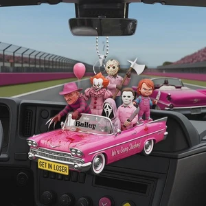 Get In Loser We’re Going Slashing Car Flat Ornament, Halloween Horror Decoration - Picture 1 of 7