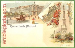 ah1770 - ESPAÑA - POSTAL VINTAGE Postal Antigua - Madrid - 1900 - Imagen 1 de 1