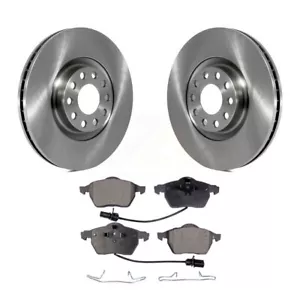 Front Disc Brake Rotors And Semi-Metallic Pads Kit For Audi A6 Quattro S4 - Picture 1 of 8
