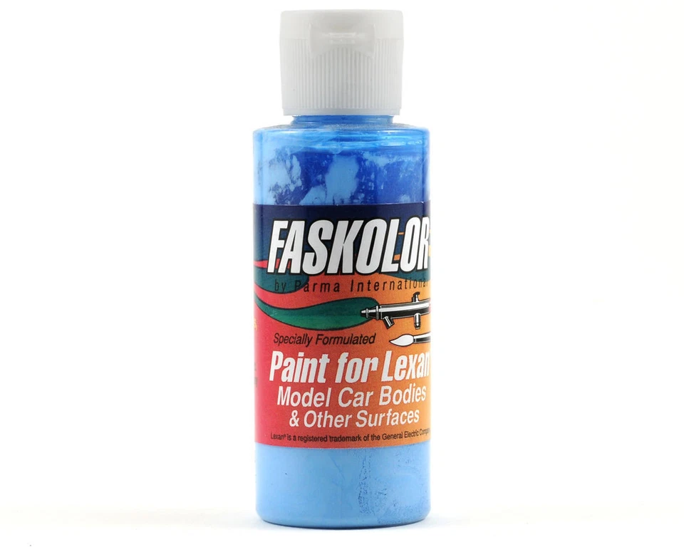 Parma PSE Faskolor Water Based Airbrush Paint (Fassky Blue) (2oz) [PAR40012] - Image 1 of 1