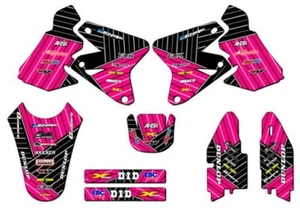 2000-2004 DRZ 400 RACE SERIES Pink Senge Graphics Kit Compatible with Suzuki - Picture 1 of 10