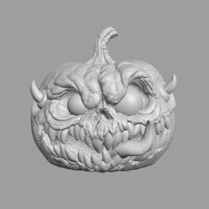 Hungry Hungry Pumpkin Custom Kopf für Mythic Legions & andere Actionfiguren - Bild 1 von 1