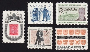 Canada * 1962 Year Collection = MNH Stamps #396-400 - Bild 1 von 1