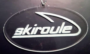 Skiroule Vintage Snowmobile Laser Engraved Acrylic Christmas Ornament - Picture 1 of 3