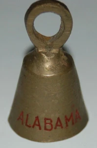 Campana ALABAMA miniatura vintage de 1 1/2" - Imagen 1 de 2