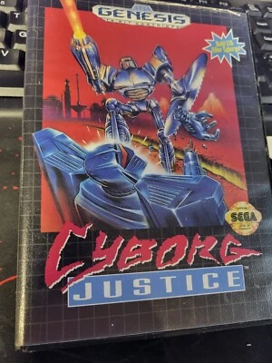 Cyborg Justice - Sega Genesis - Complete In Box CIB / excellent cart +manual - Image 1 of 4