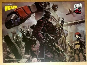 Transformers G I Joe Optimus Prime DW Comic Poster by Pat Lee - Picture 1 of 1