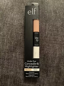 e.l.f. Under Eye Concealer & Highlighter #81503 Medium Glow (New/Sealed) - Picture 1 of 5