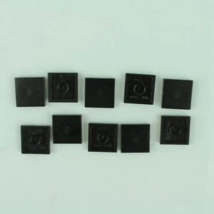 LEGO - 3068 - SMOOTH TILE 2X2 - BLACK - 10 pcs. - Picture 1 of 1