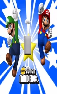Light Switch Plate & Outlet Covers SUPER MARIO BROTHERS ~ KID'S ROOM - Picture 1 of 26