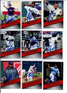 EDWAR COLINA SIGNED 2018 CEDAR RAPIDS KERNELS TEAM SET CARD - Picture 1 of 1