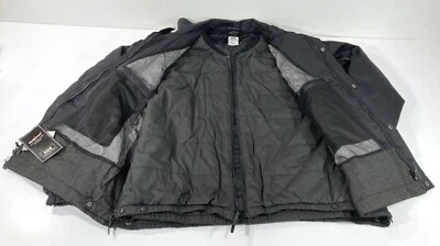 LARGE HELLY HANSEN METRO WORK WEAR JACKET INSULATED WATERPROOF DUTY COAT BLACK - Image 1 of 4