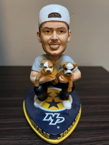RARE Nashville Predators RYAN JOHANSEN Bobblehead W/ Dogs NHL Hockey Collectible Cover