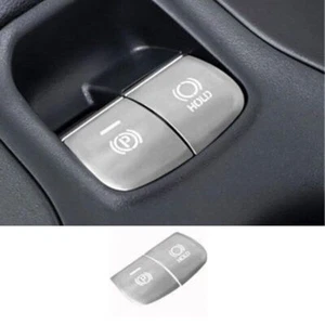 For Toyota Corolla 2020-2023 Aluminum Silver Electronic Handbrake Button Sticker - Picture 1 of 4
