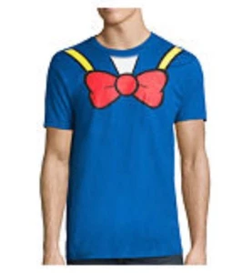 New Disney Donald Duck Character Body Mens T-Shirt Short Sleeve Size Small - Picture 1 of 1