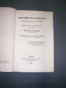 Météorologie des maladies de la France en rapports avec les saisons Fuster 1840 - Picture 1 of 1