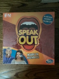 Speak Out Board Game Family Ridiculous Mouthpiece Challenge Hasbro CHOP - Picture 1 of 2