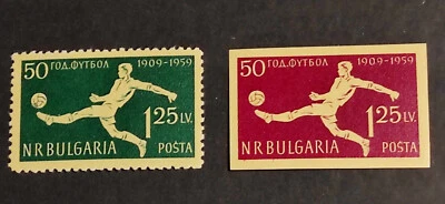 保加利亚 1959 年足球 50 周年纪念,香水 — 第 1/4 张图片