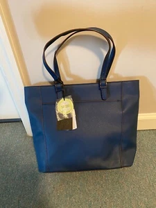 Cloe Designer Tote Hand Bag - Dark Blue - Picture 1 of 6