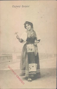 RUMÄNIEN schöne Frau Tracht 1911 Teile - Bild 1 von 2
