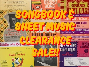RARE Sheet Music & Songbook SALE! - Combine Postage & SAVE! - Bild 1 von 128