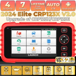 Launch CRP123X V2.0 Automotive OBD2 Diagnostic Equipment Scanner Fault Reader ABS BMS - Picture 1 of 15
