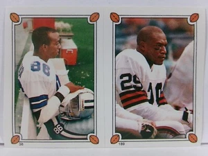 1987 Topps Album Stickers Hanford Dixon Mike Sherrard #189-38 Rookie RC - Picture 1 of 2