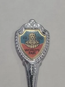 Vintage Souvenir Spoon Collectible 1986 World Worlds Fair - Picture 1 of 5