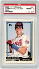 NOMAR GARCIAPARRA 1992 TOPPS TRADED GOLD #39T TEAM USA/RED SOX ROOKIE CARD PSA 8